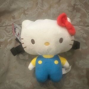 Sanrio Hello Kitty Plush Purse - White, Blue, Yellow & Red